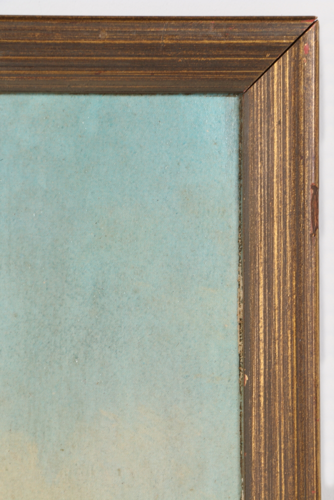 Offset Lithograph Genre Scene