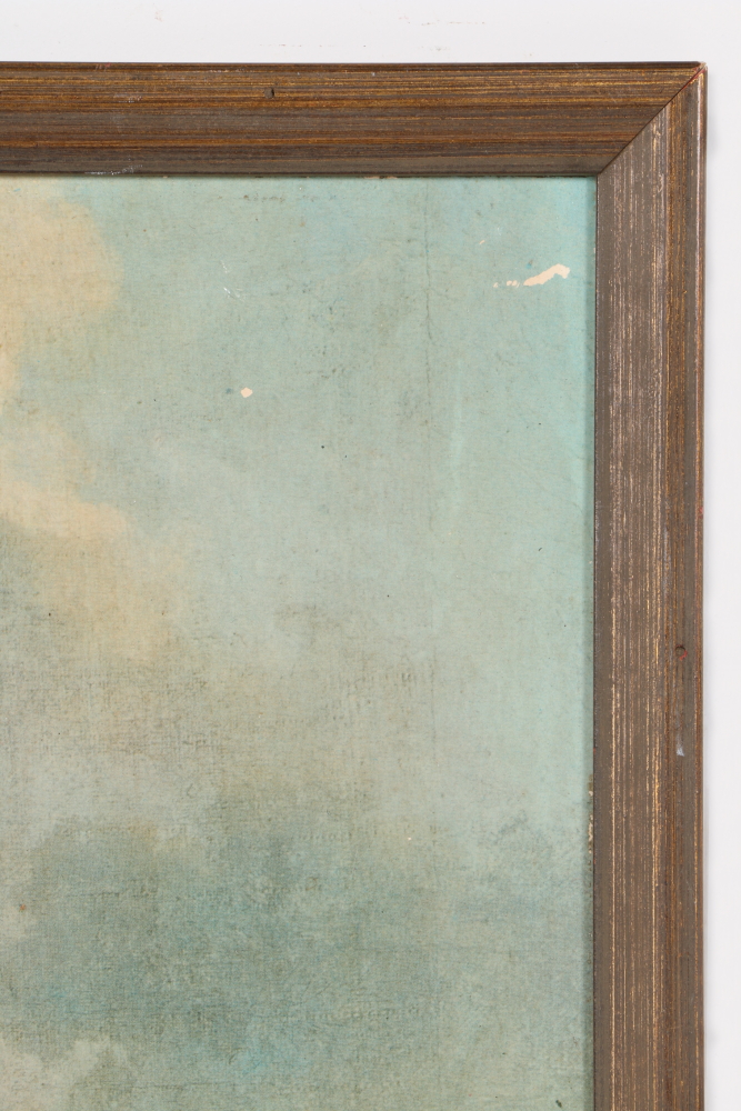 Offset Lithograph Genre Scene