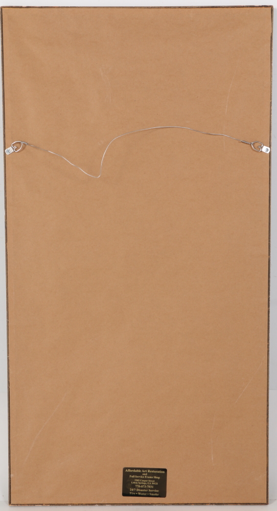 Offset Lithograph Genre Scene