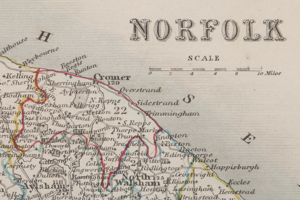 Hand-Colored Lithograph Maps After J. Archer