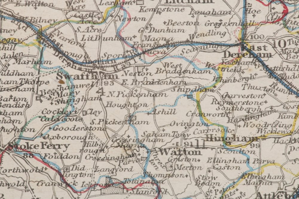 Hand-Colored Lithograph Maps After J. Archer