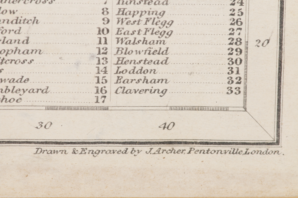 Hand-Colored Lithograph Maps After J. Archer