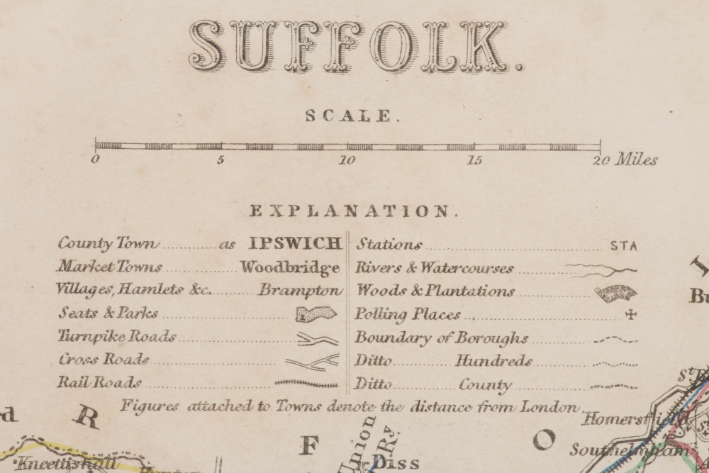 Hand-Colored Lithograph Maps After J. Archer