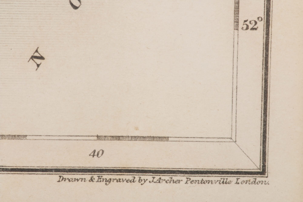 Hand-Colored Lithograph Maps After J. Archer