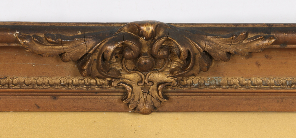 Framed Offset Lithograph of Woods