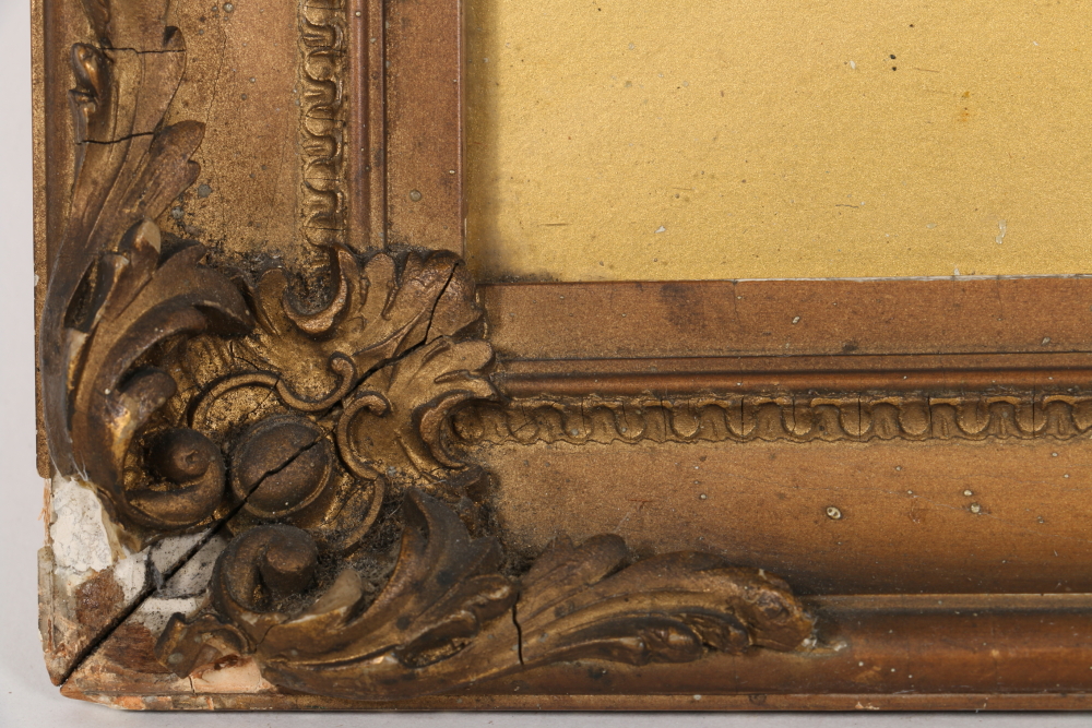 Framed Offset Lithograph of Woods