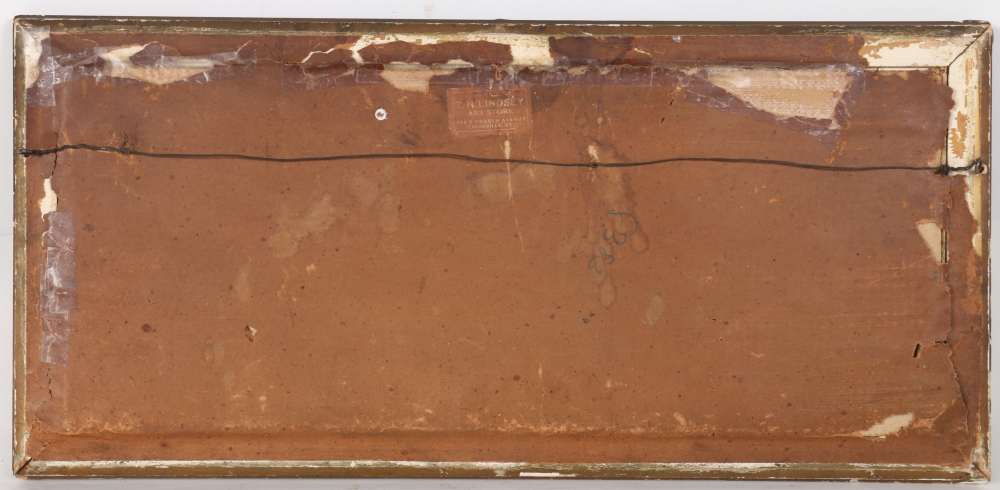 Framed Offset Lithograph of Woods