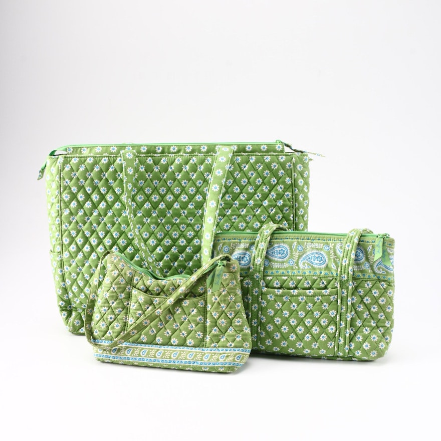 Vera Bradley "Apple Green" Handbags