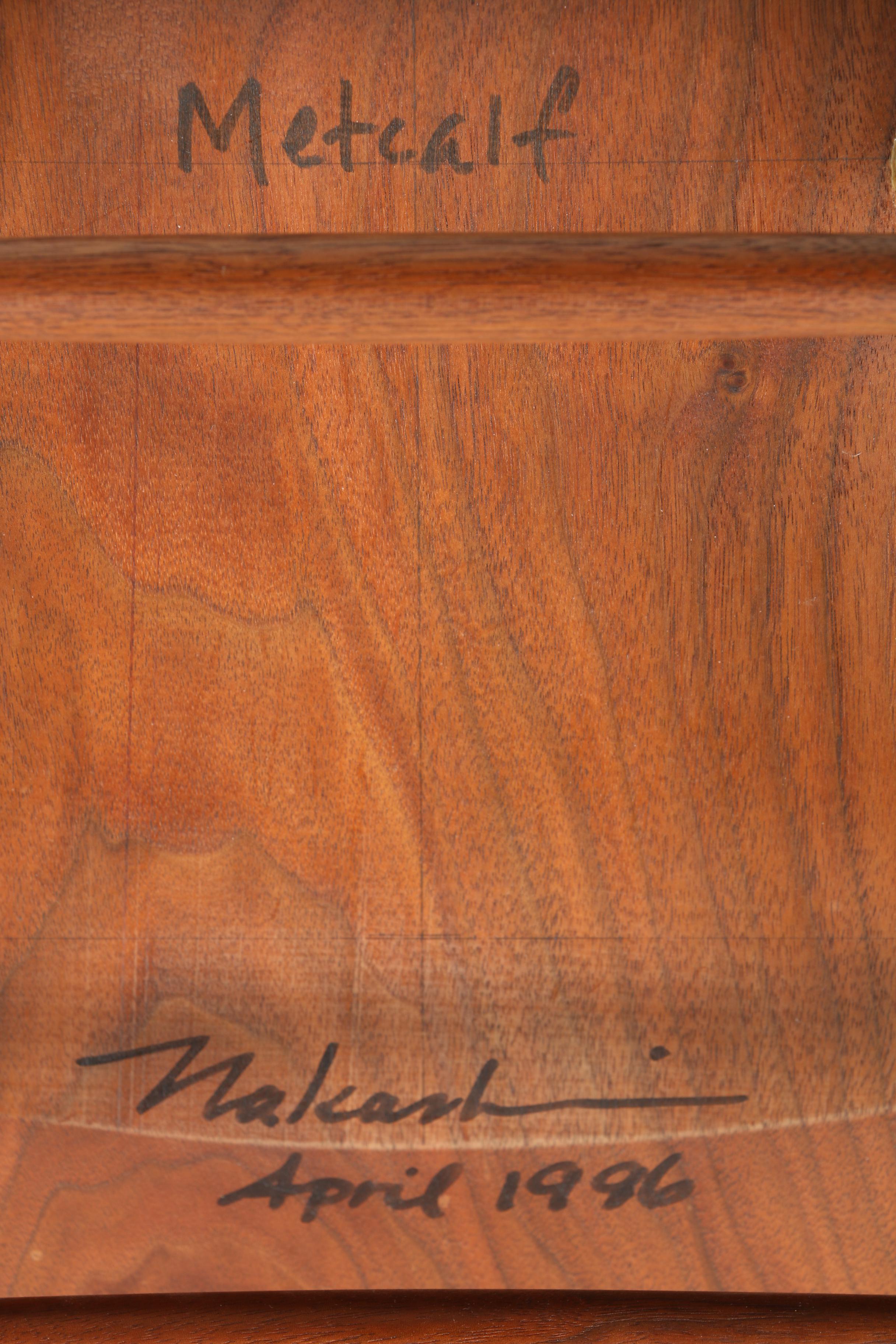 Vintage Nakashima Walnut Dining Armchairs With Provenance