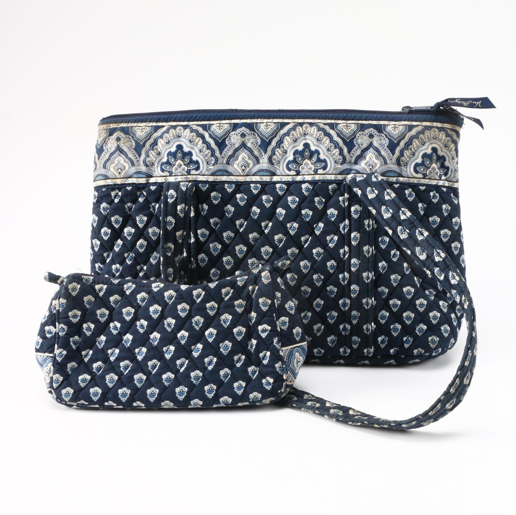 Navy Vera Bradley Purse & Pouch
