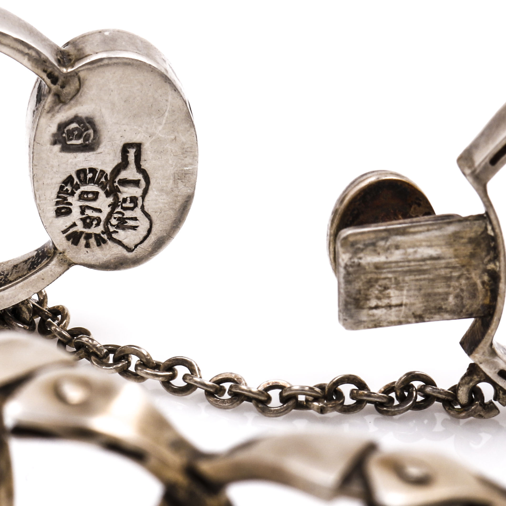 Taxco, Mexico Sterling Silver Amethyst Bracelet and Earrings