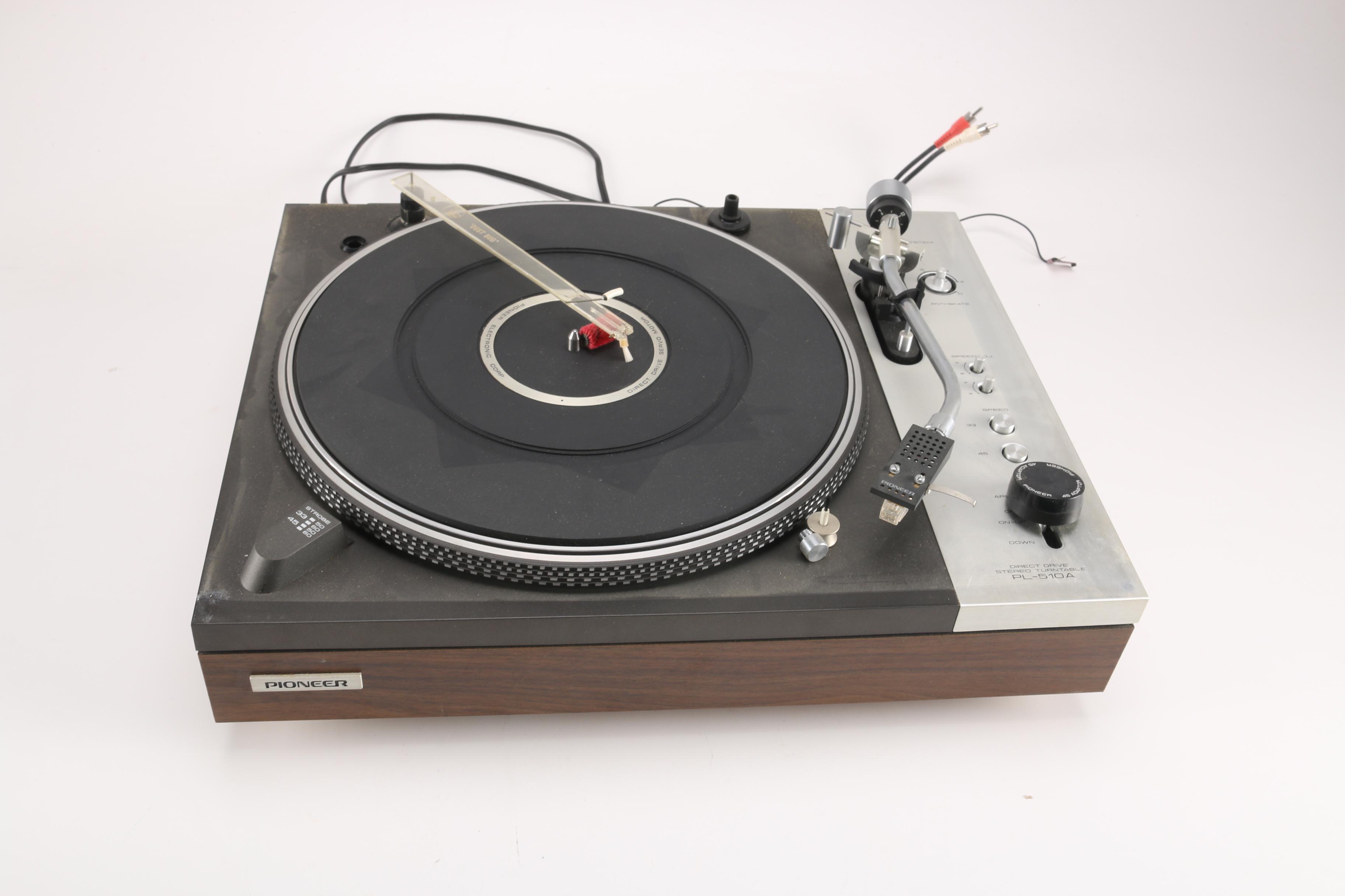 Vintage Pioneer PL-510A Turntable