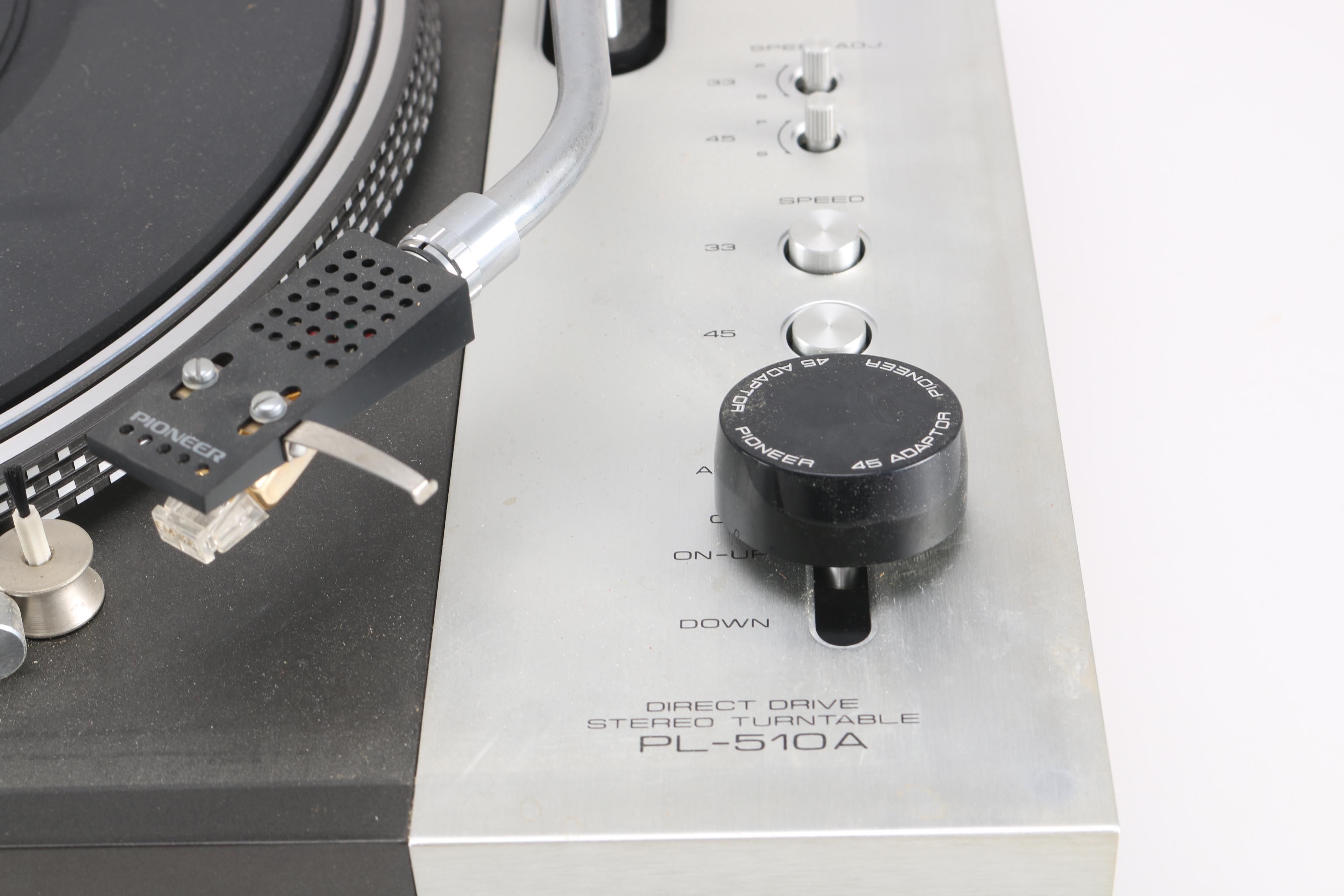 Vintage Pioneer PL-510A Turntable