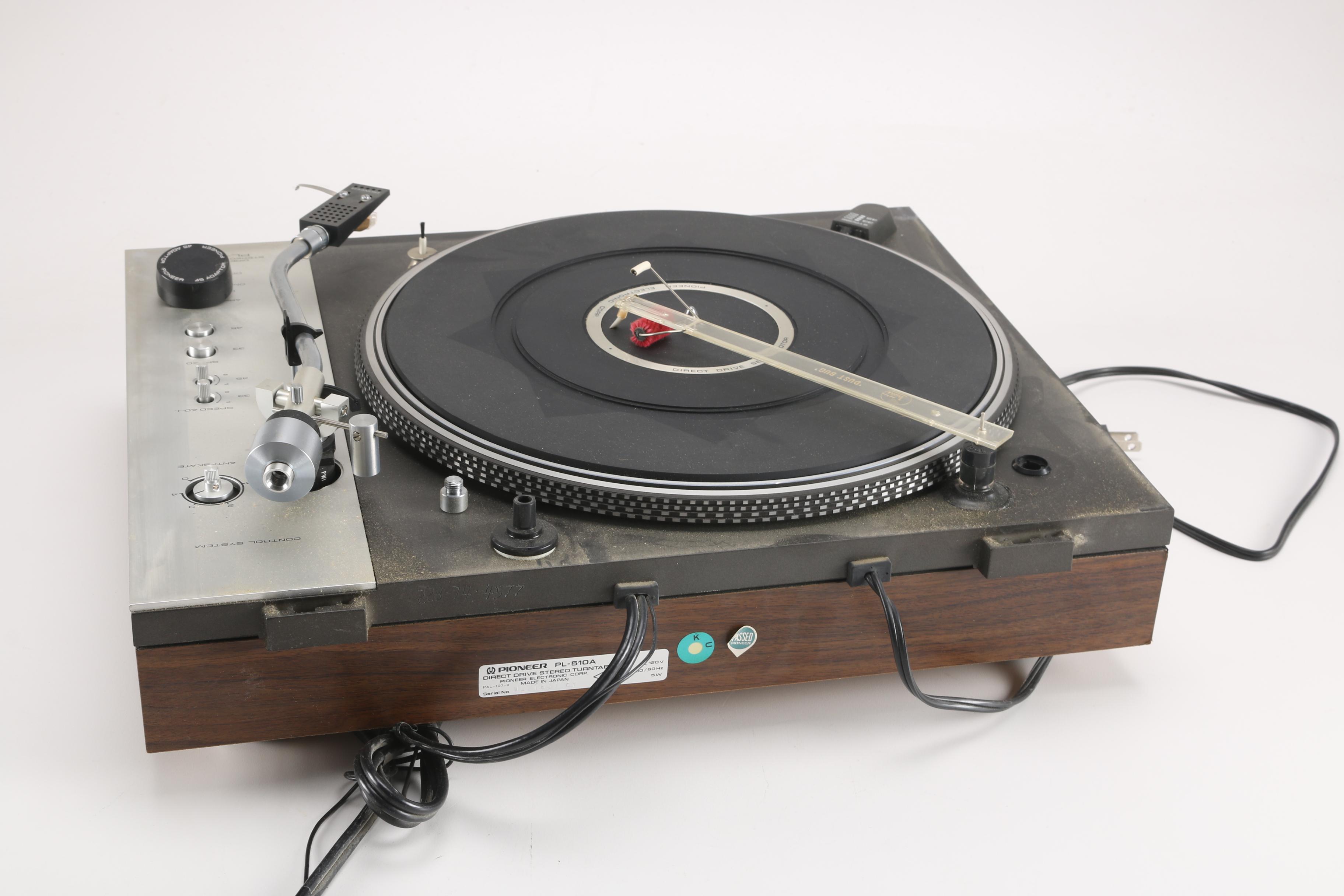Vintage Pioneer PL-510A Turntable