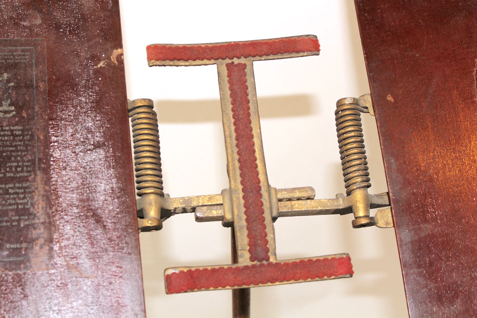 Antique Book Stand and 1952 "Webster's Illustrated 20th Century Dictionary"