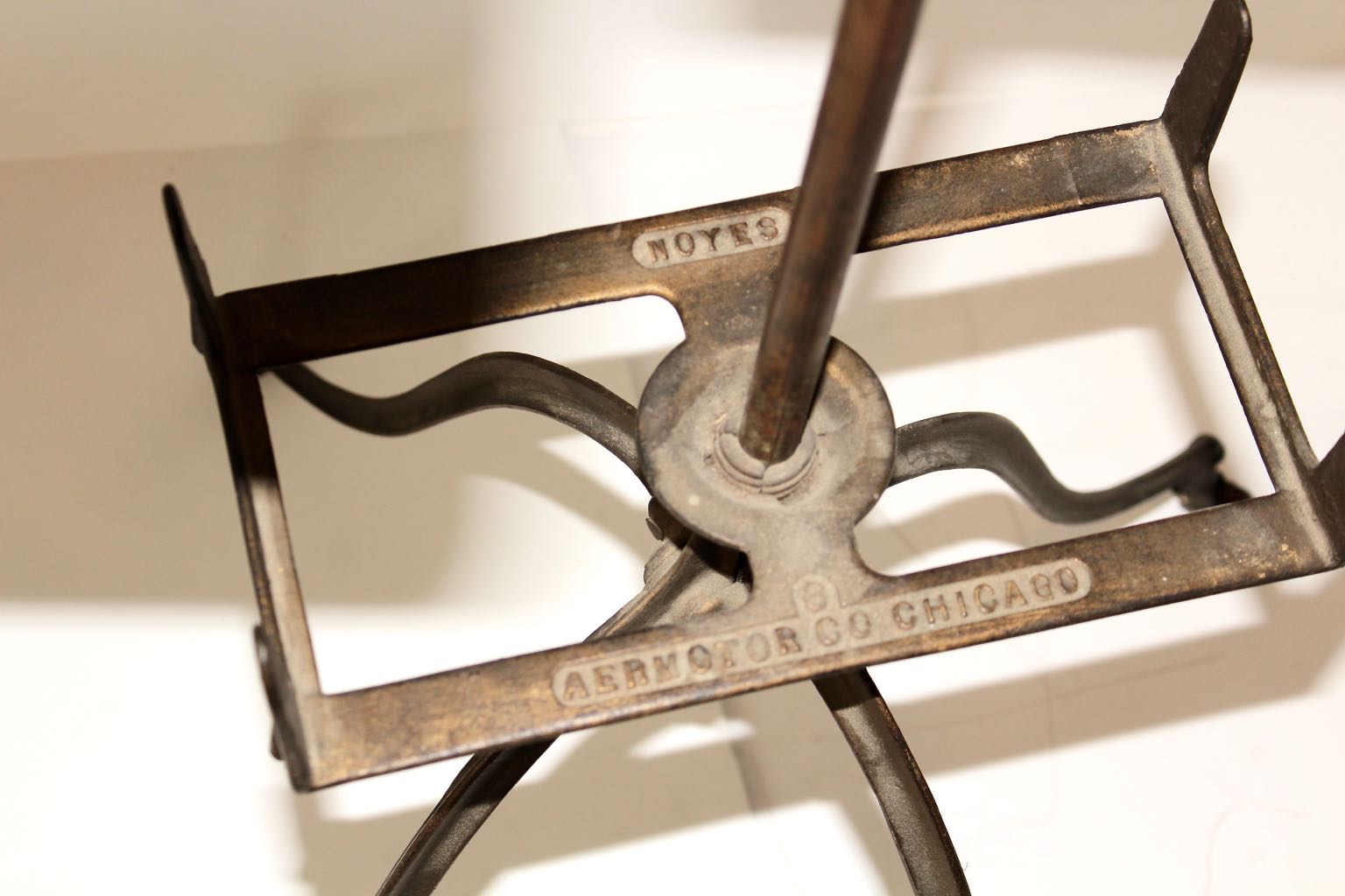 Antique Book Stand and 1952 "Webster's Illustrated 20th Century Dictionary"