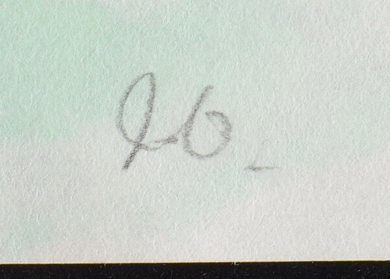 Two Joel Otterson Original 1996 Watercolor Sketches from Series "