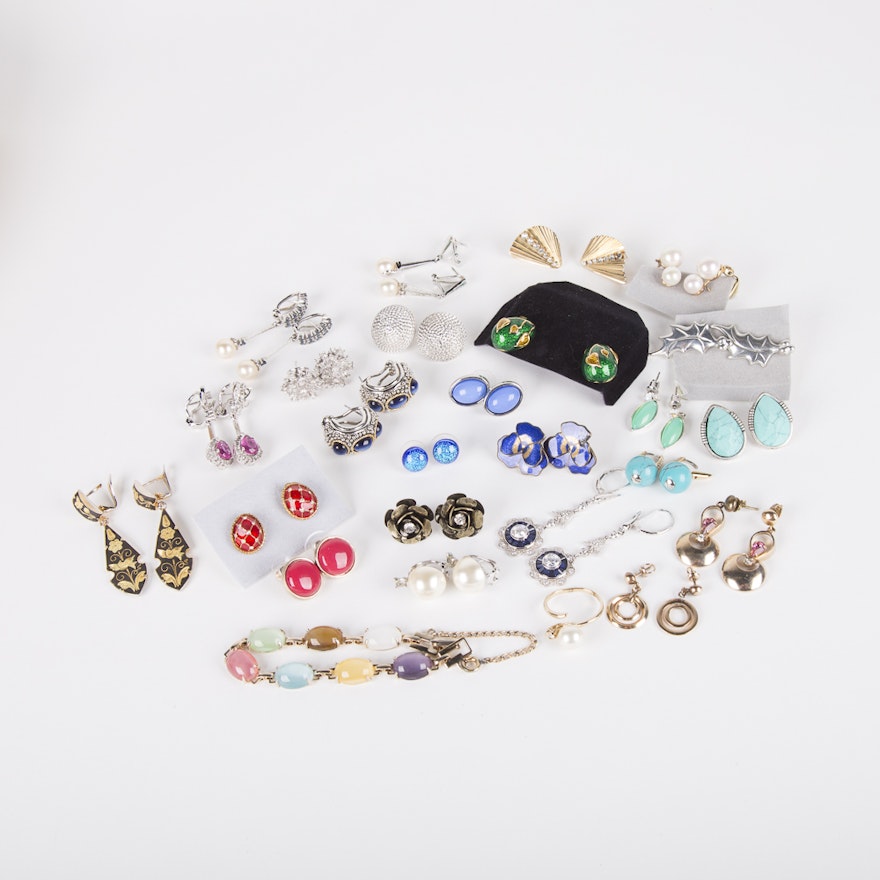 Assortment of Costume Jewelry