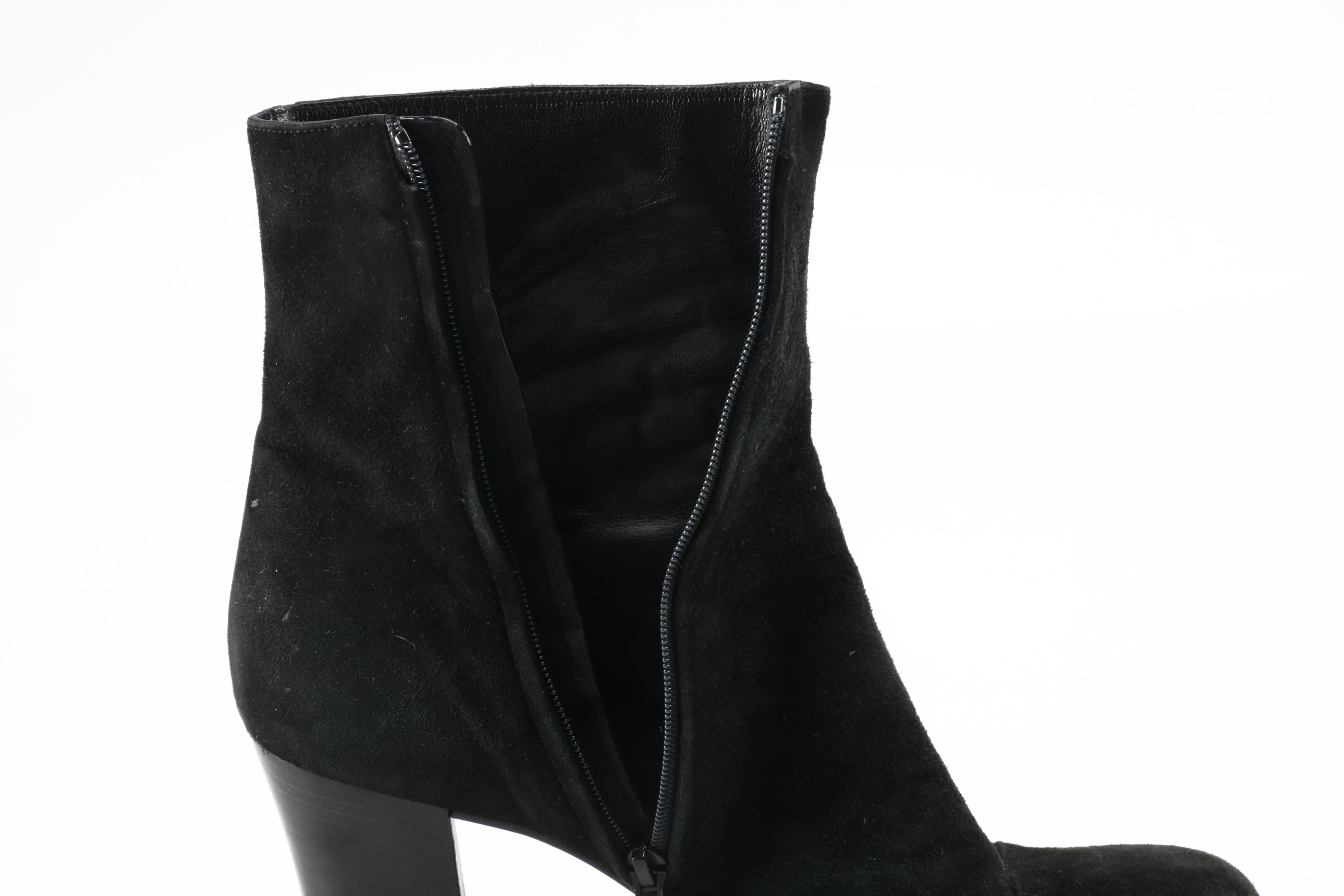 Prada Black Suede Boots
