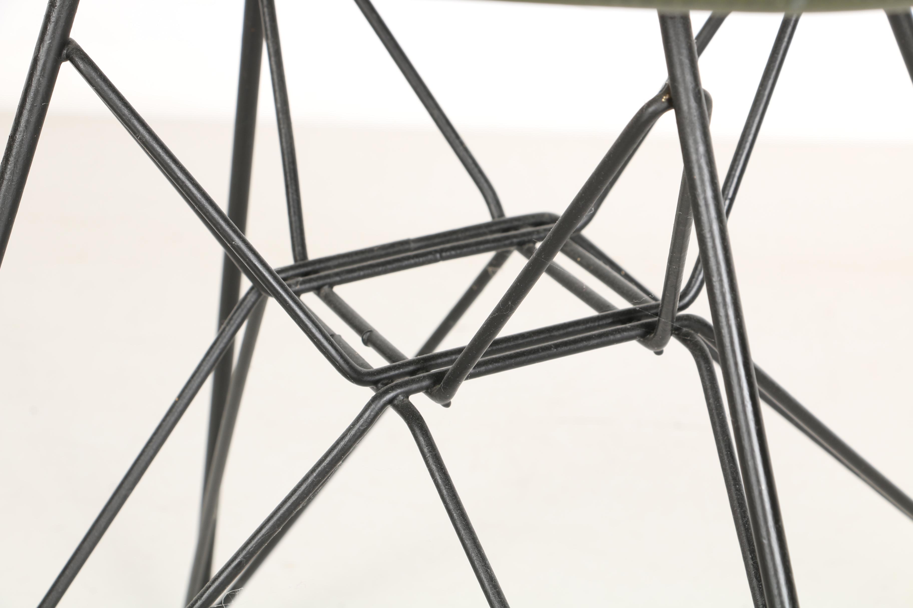 Mid Century Modern "DKR-1" Wire Chair by Eames for Herman Miller With Provenance