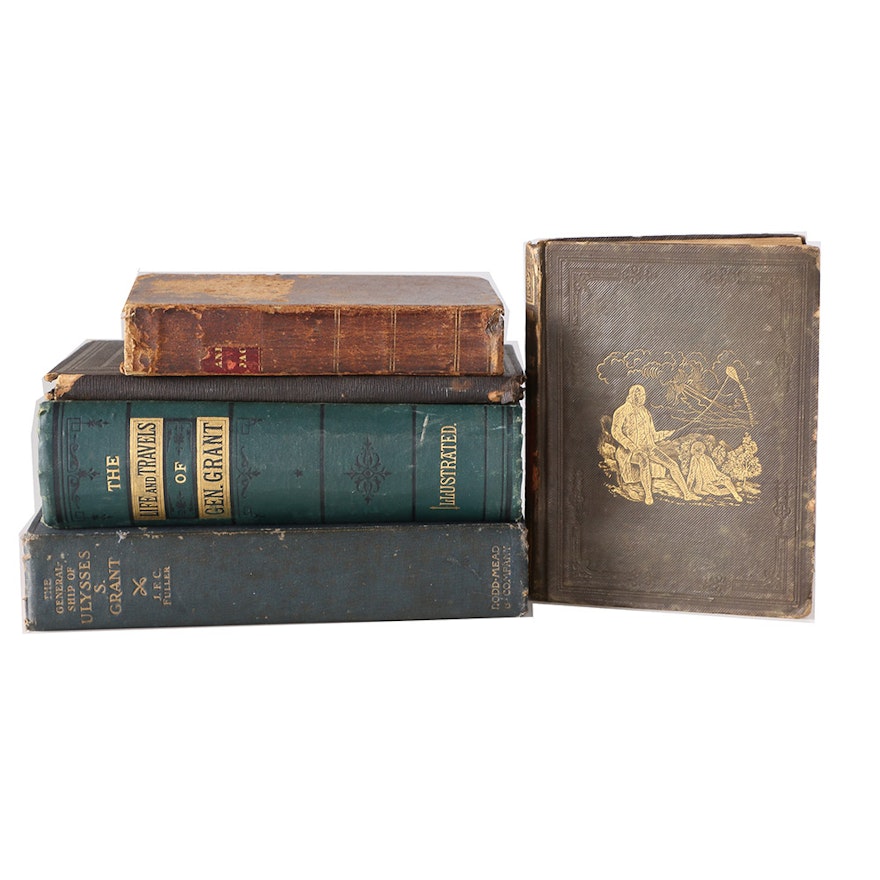 Collection of Late 18th and Early 19th Century American Biography Books