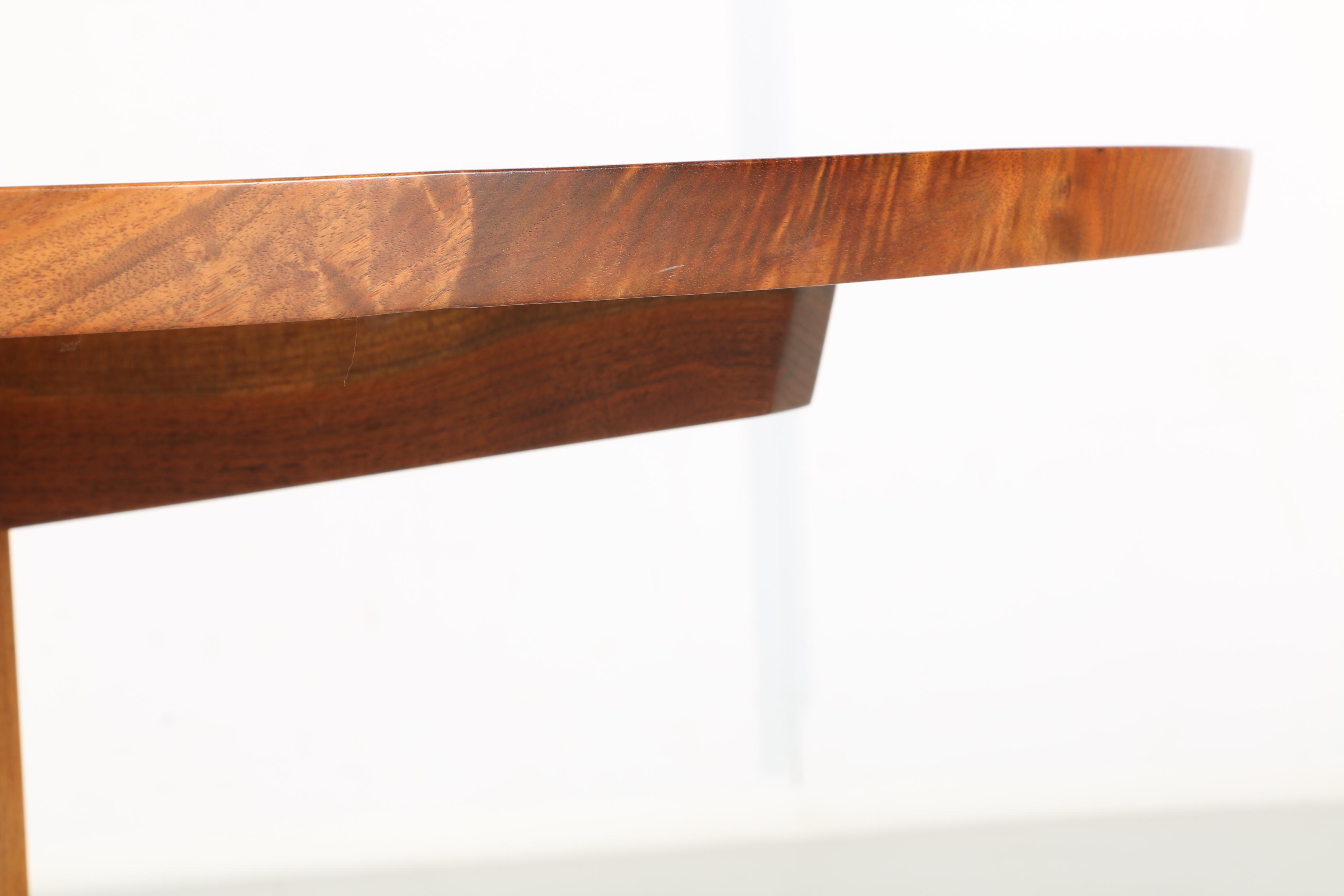 Vintage George Nakashima Round Pedestal Table With Provenance