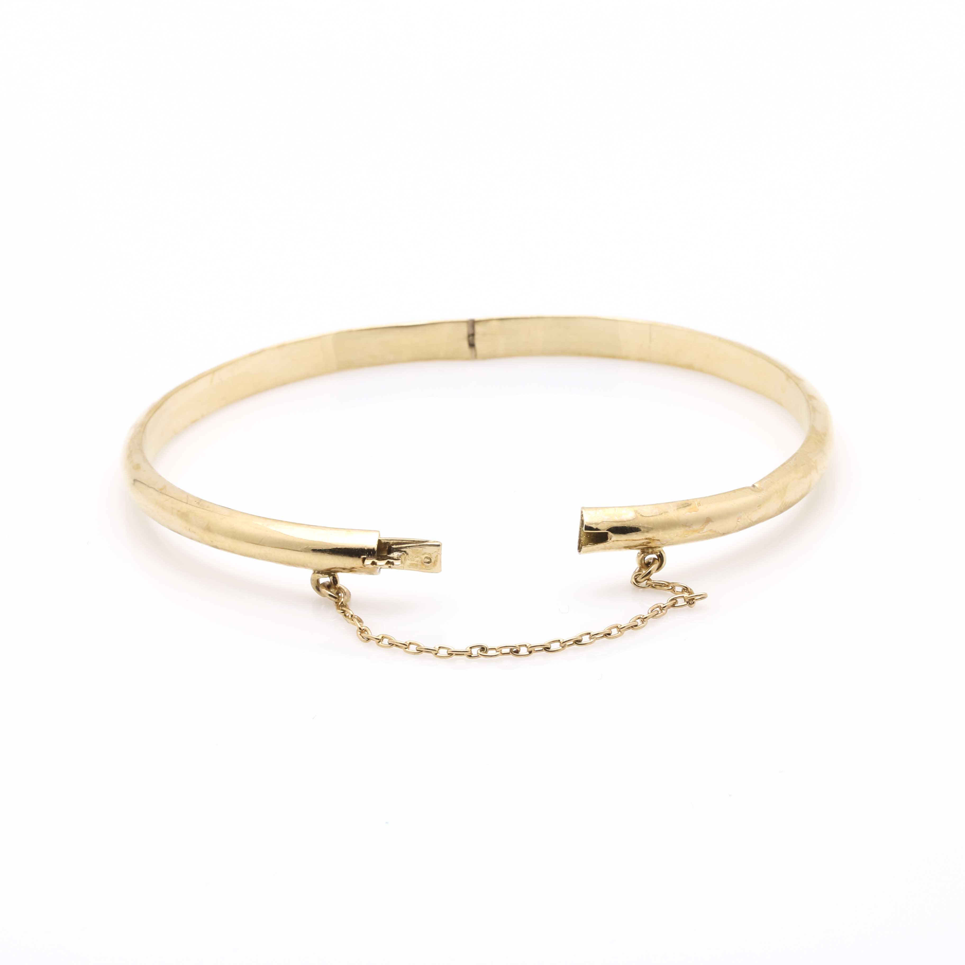 Two Sterling Silver Bangle Bracelets