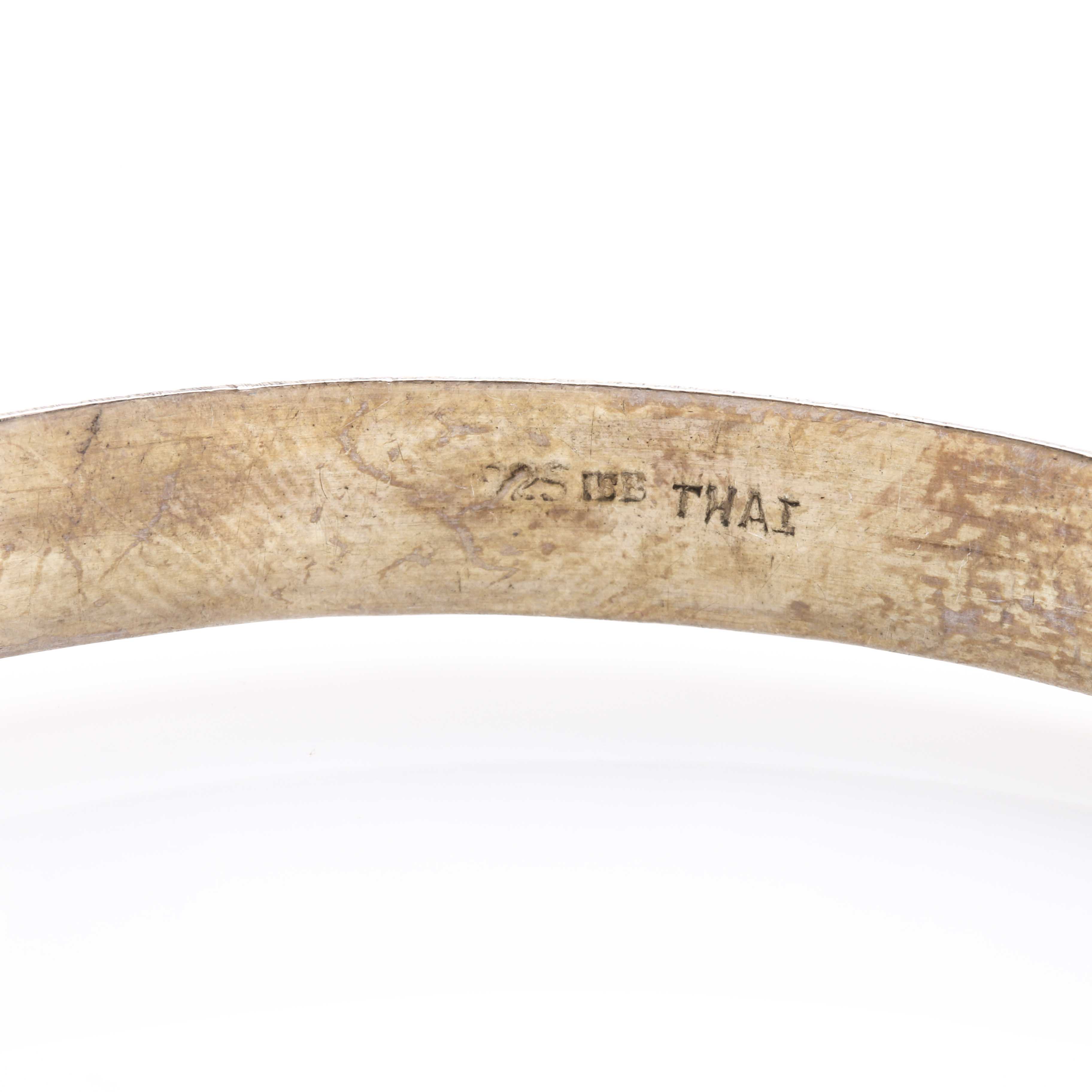 Two Sterling Silver Bangle Bracelets