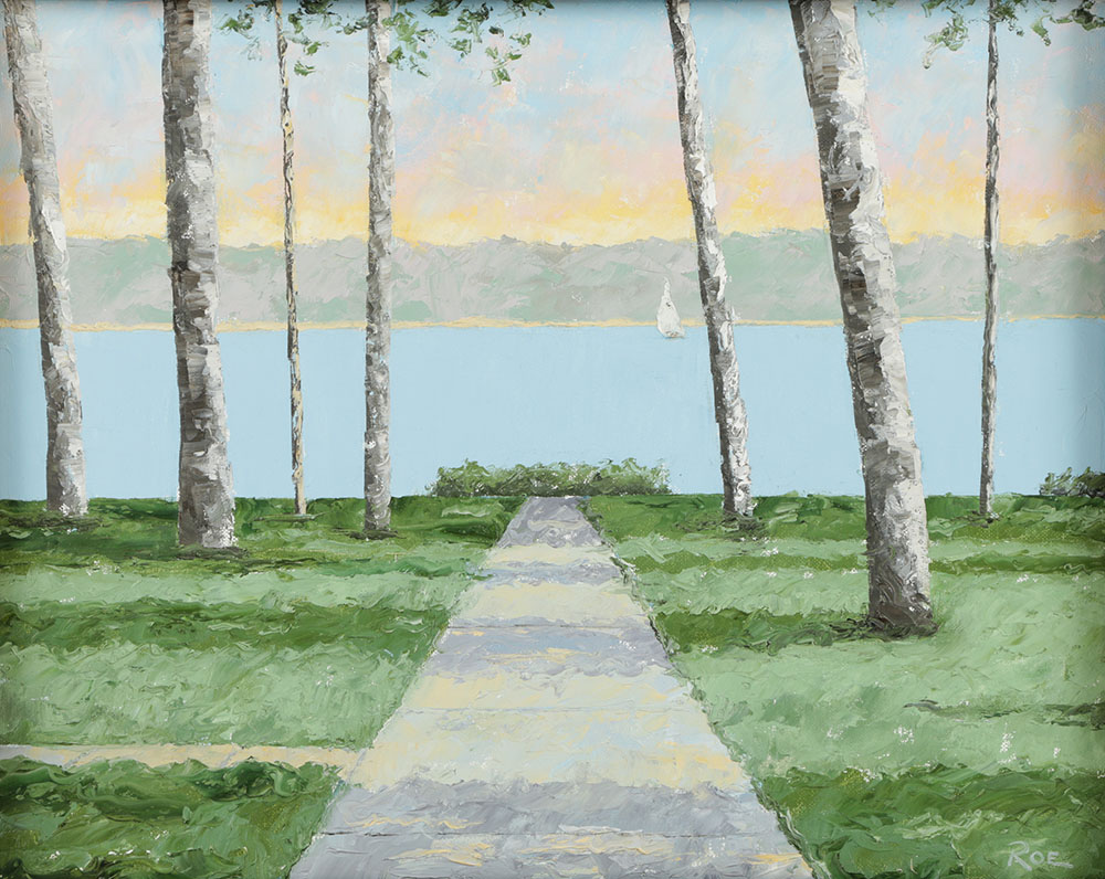 Todd Roe Oil Painting on Canvas Landscape