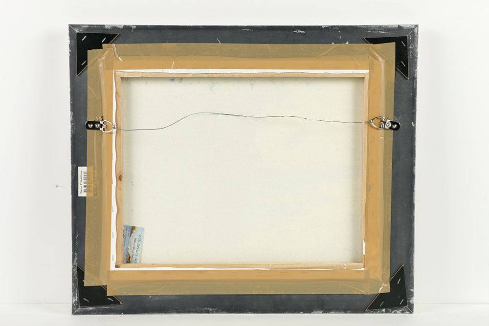 William Becker Oil Painting on Canvas Abstract Riverscape