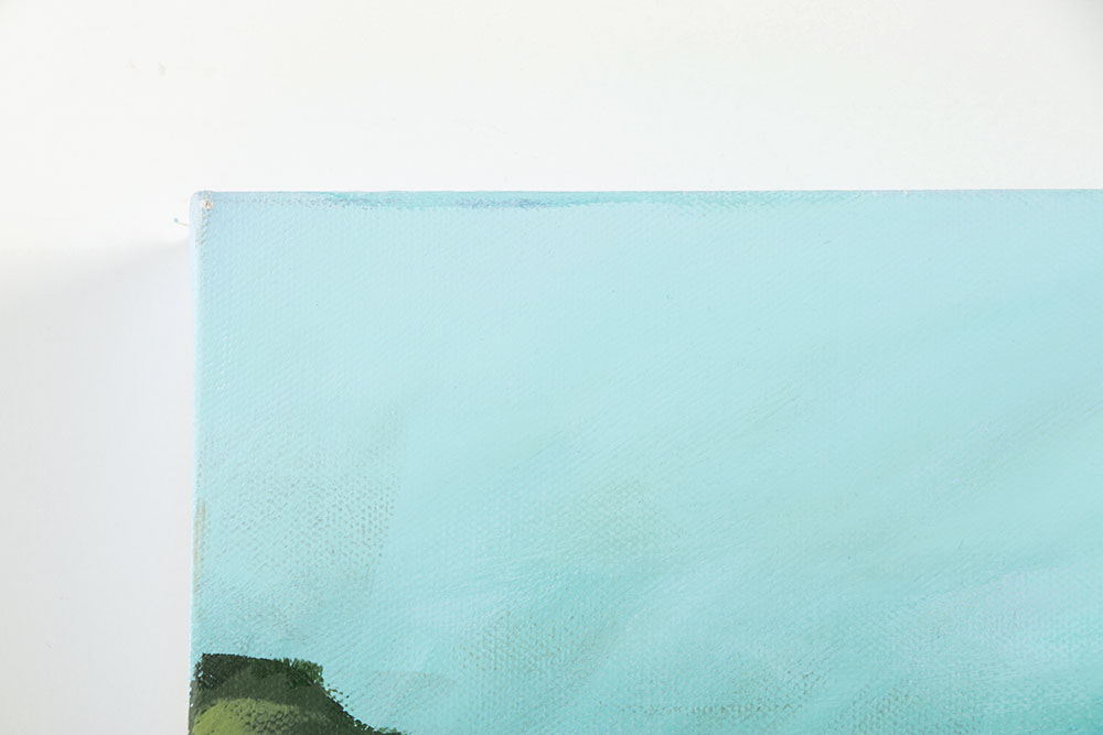 Stephanie Kastner Oil Painting on Canvas of Flowering Field