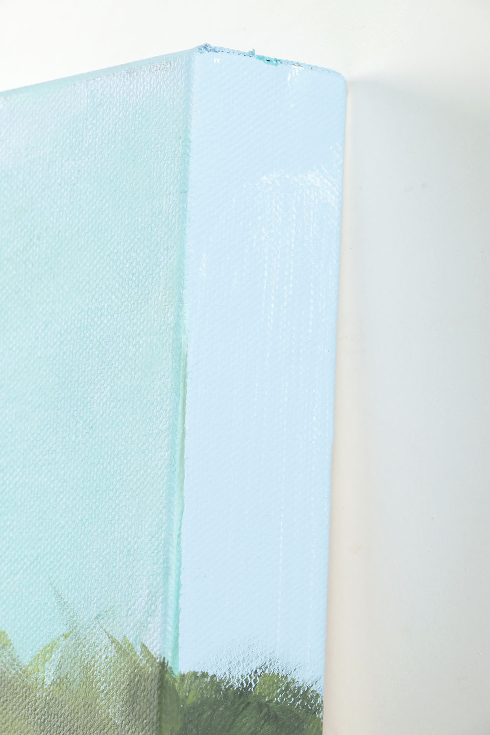 Stephanie Kastner Oil Painting on Canvas of Flowering Field