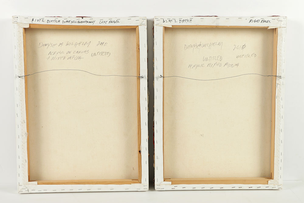 Denyse Wilhelm Mixed Media on Canvas Diptych