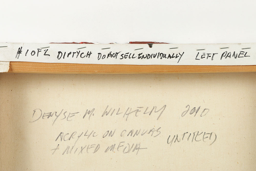 Denyse Wilhelm Mixed Media on Canvas Diptych