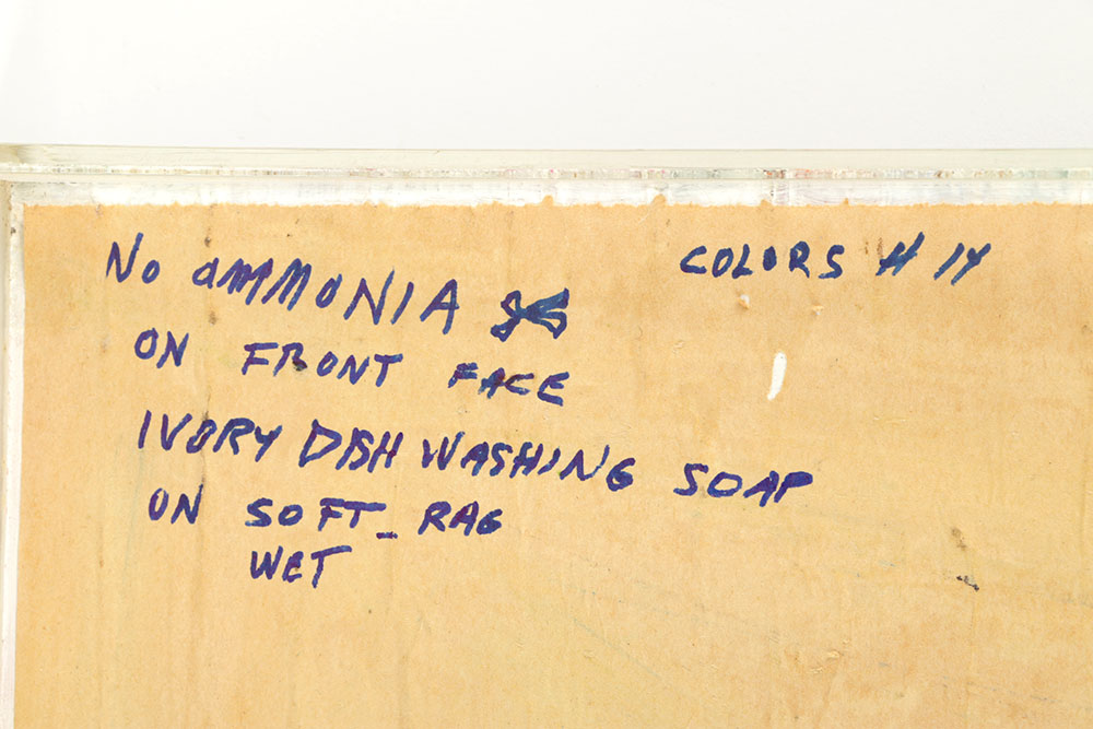 Evelyn L. Liner Reverse Lucite Painting "Colors #14"