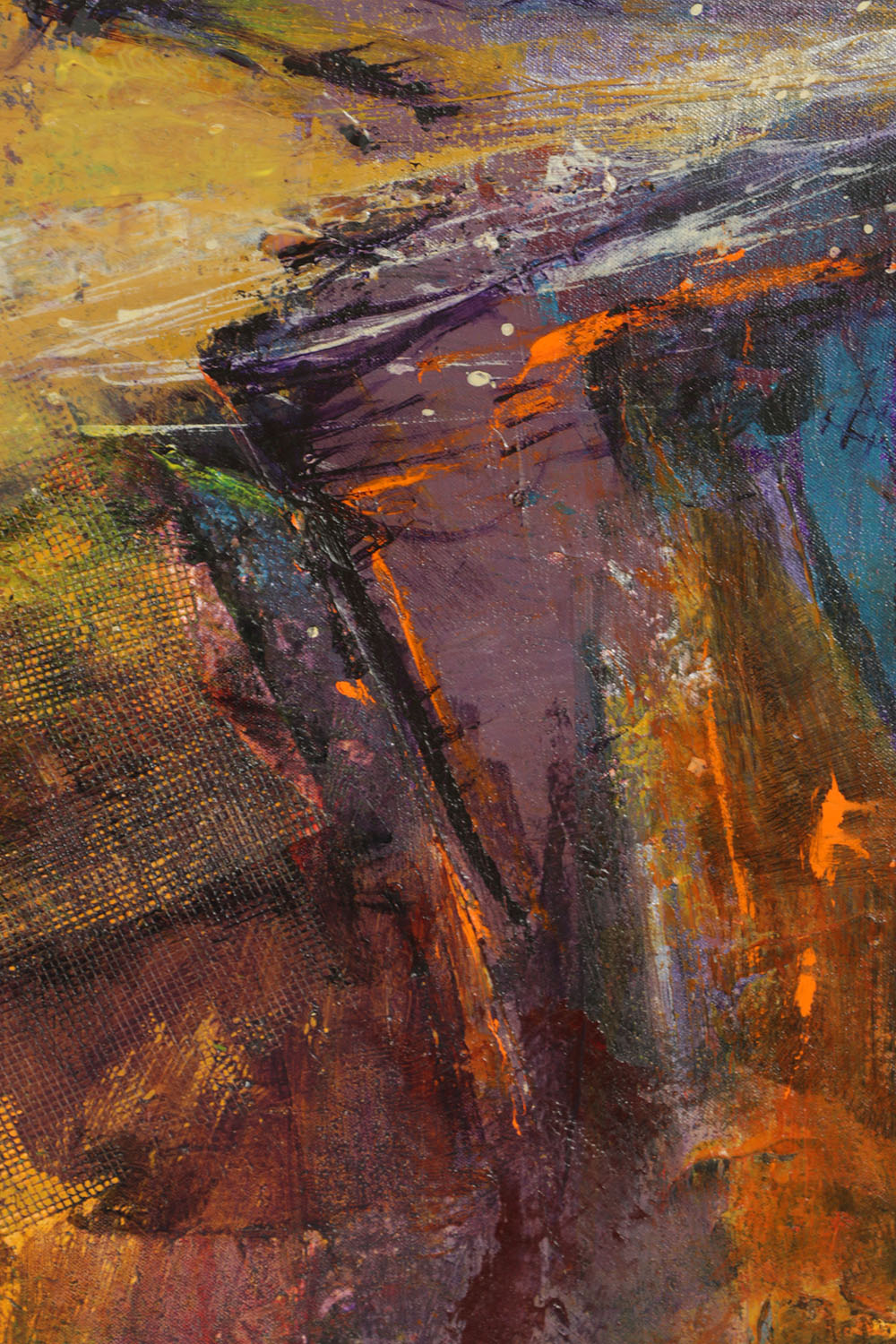 Denyse Wilhelm Mixed Media on Canvas Triptych "Kellipots"