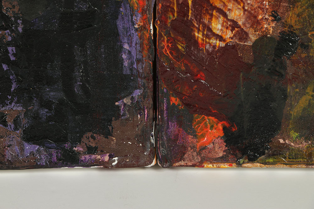 Denyse Wilhelm Mixed Media on Canvas Triptych "Kellipots"