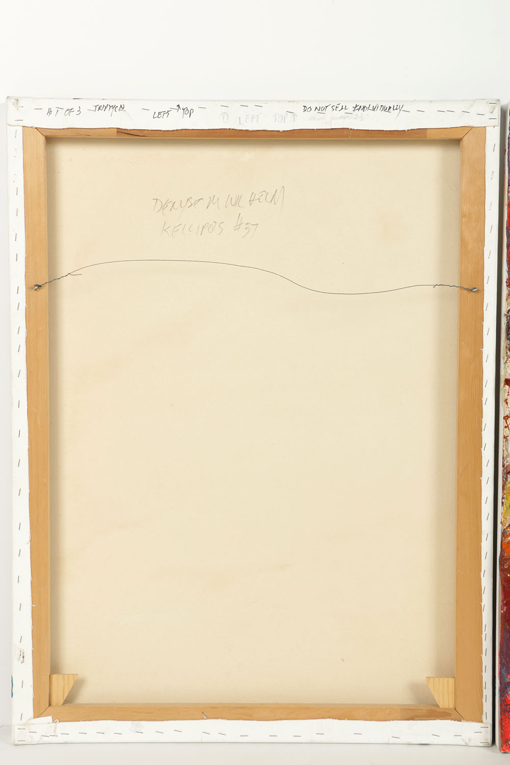 Denyse Wilhelm Mixed Media on Canvas Triptych "Kellipots"