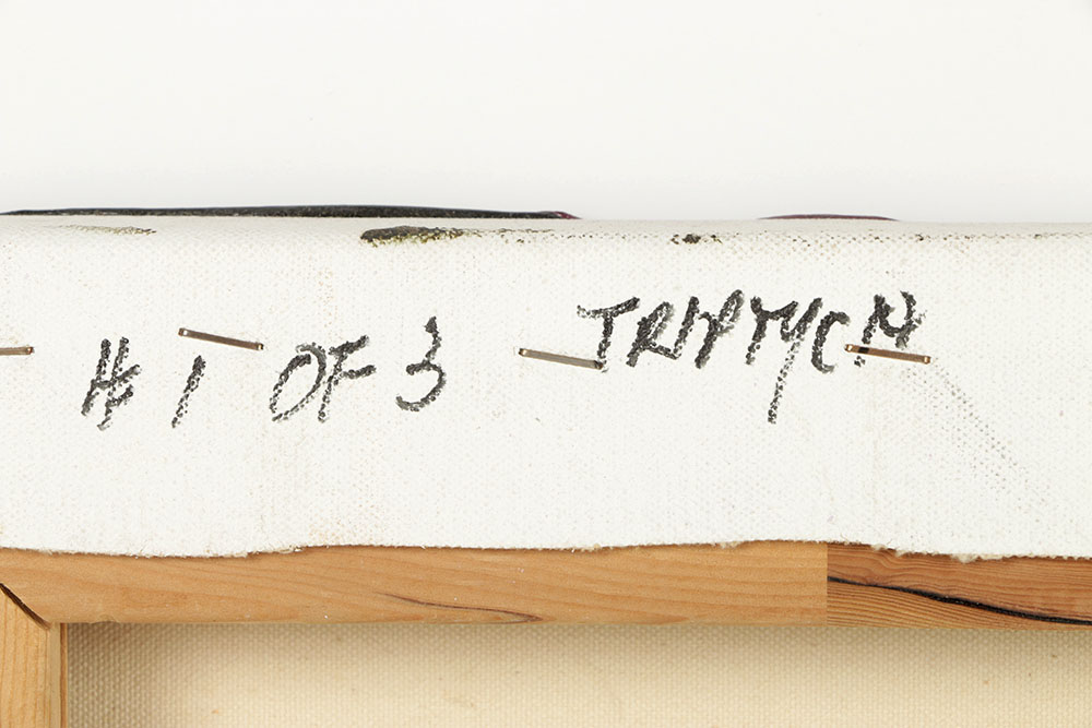 Denyse Wilhelm Mixed Media on Canvas Triptych "Kellipots"