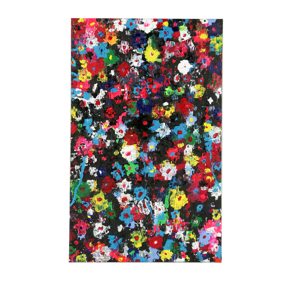 Anthony Frommeyer Oil Painting on Denim "Taupe Scene Liive"