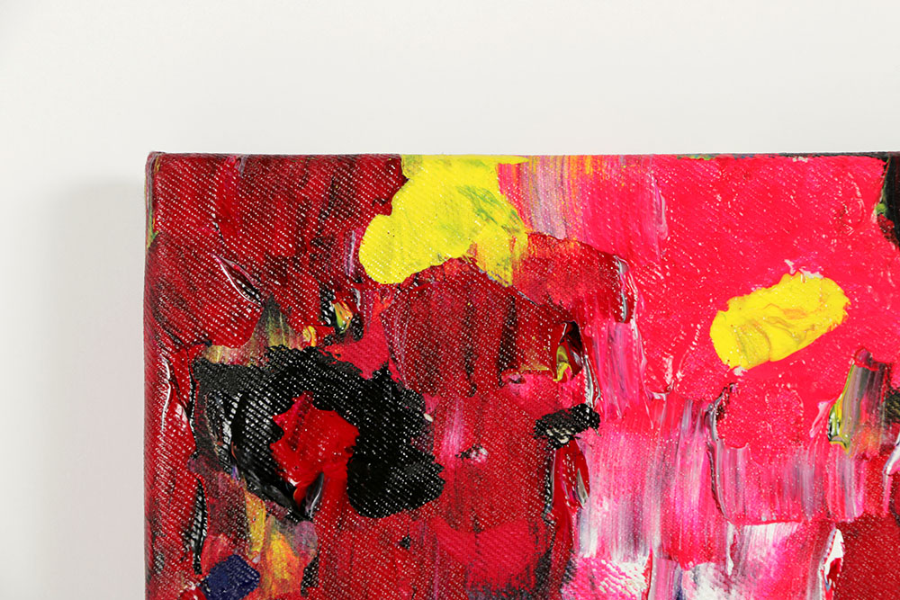 Anthony Frommeyer Oil Painting on Denim "Taupe Scene Liive"