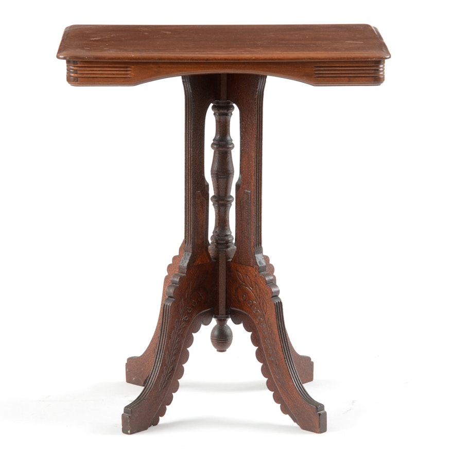 Victorian Eastlake Parlor Table