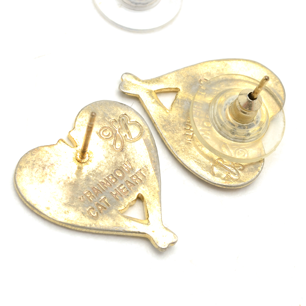 Enameled Jewelry with Cat, Flower, Irish Harp Themes