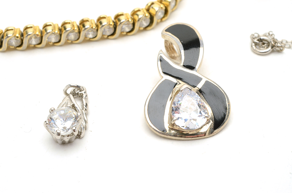 Sterling Jewelry with Crystal Accents