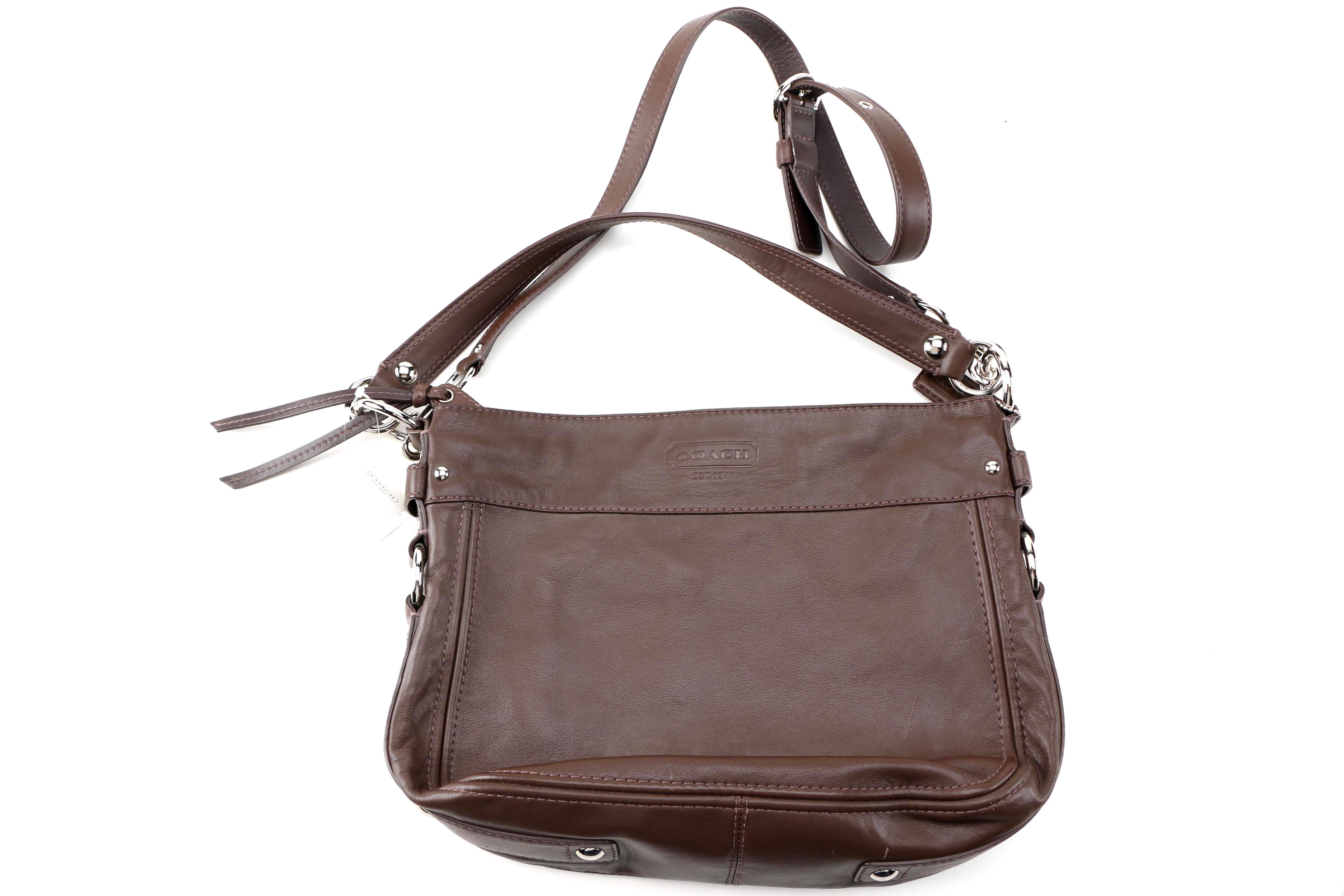Coach Brown Leather Crossbody Bag
