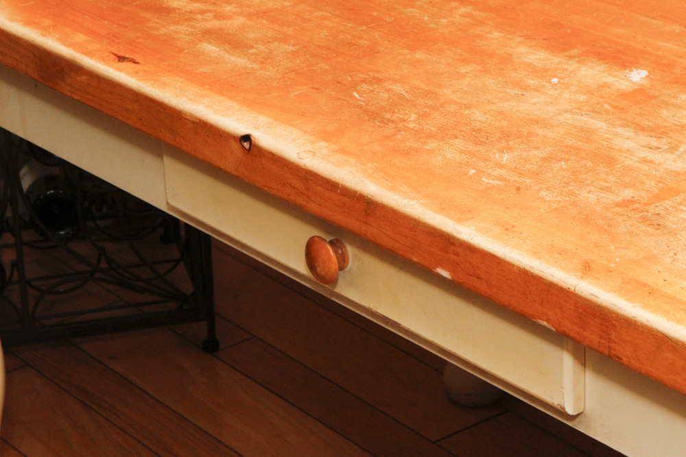 Butcher Block Farm Table