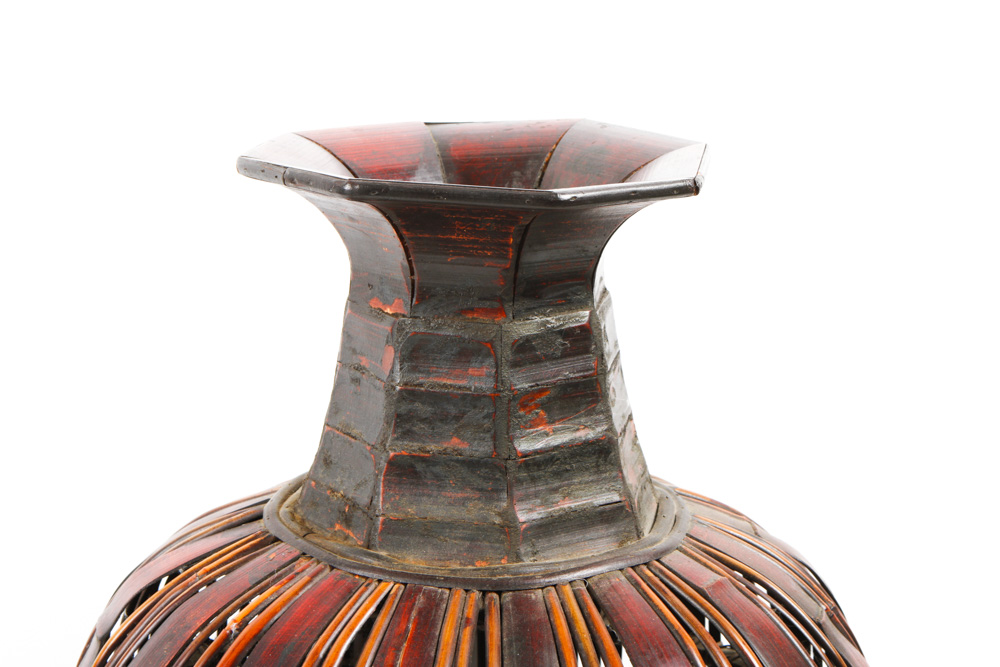 Collection of Woven Baskets and Vases