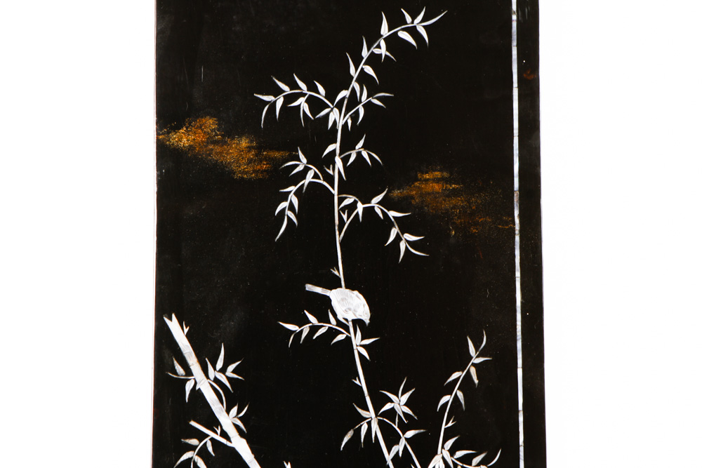 Chinese Decorative Panels with Mother of Pearl Inlay