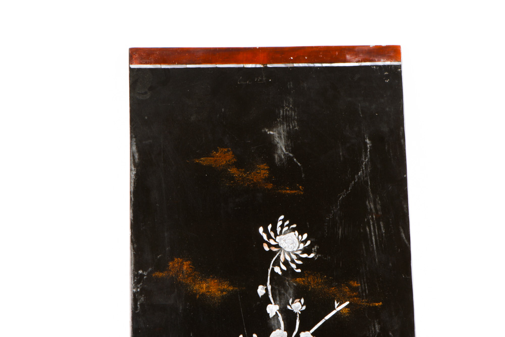 Chinese Decorative Panels with Mother of Pearl Inlay