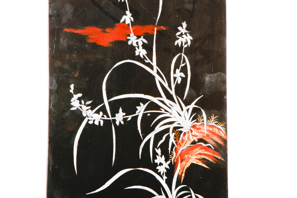 Chinese Decorative Panels with Mother of Pearl Inlay